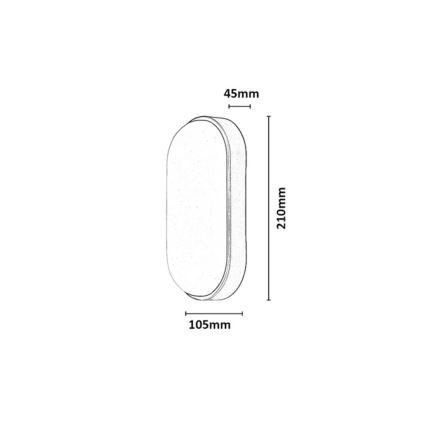 Rabalux - LED buitenwandlamp LED/14W/230V IP54 wit