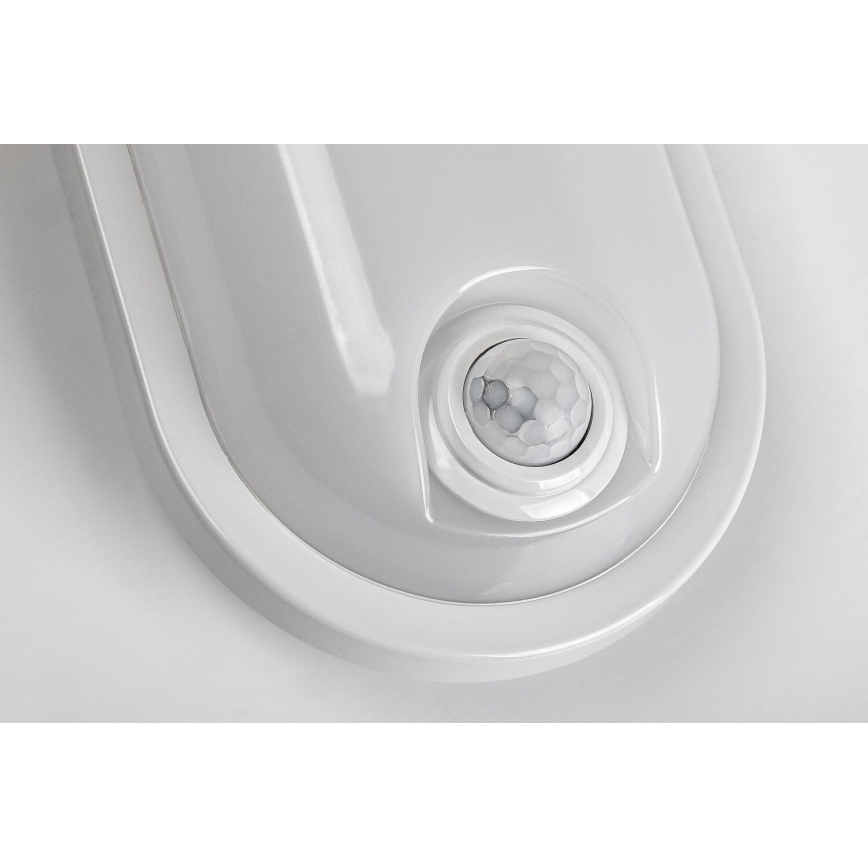 Rabalux - LED buitenplafondlamp met sensor LED/15W/230V IP65 wit