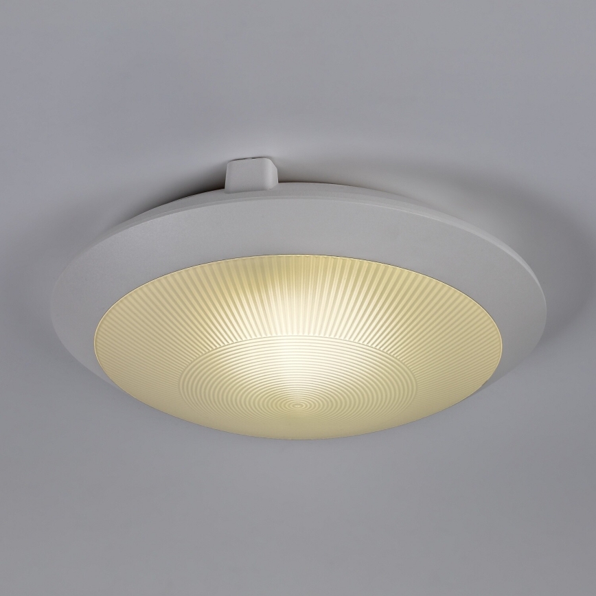 Rabalux - Plafondlamp voor buiten 1xE27/9W/230V IP65 Ø 30 cm wit