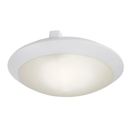 Rabalux - Buitenplafondlamp met bewegingssensor 1xE27/9W/230V IP65 Ø 30 cm wit