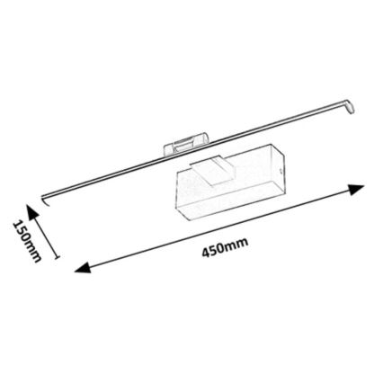 Rabalux - LED Wandlamp LED/8W/230V 3000K 45 cm