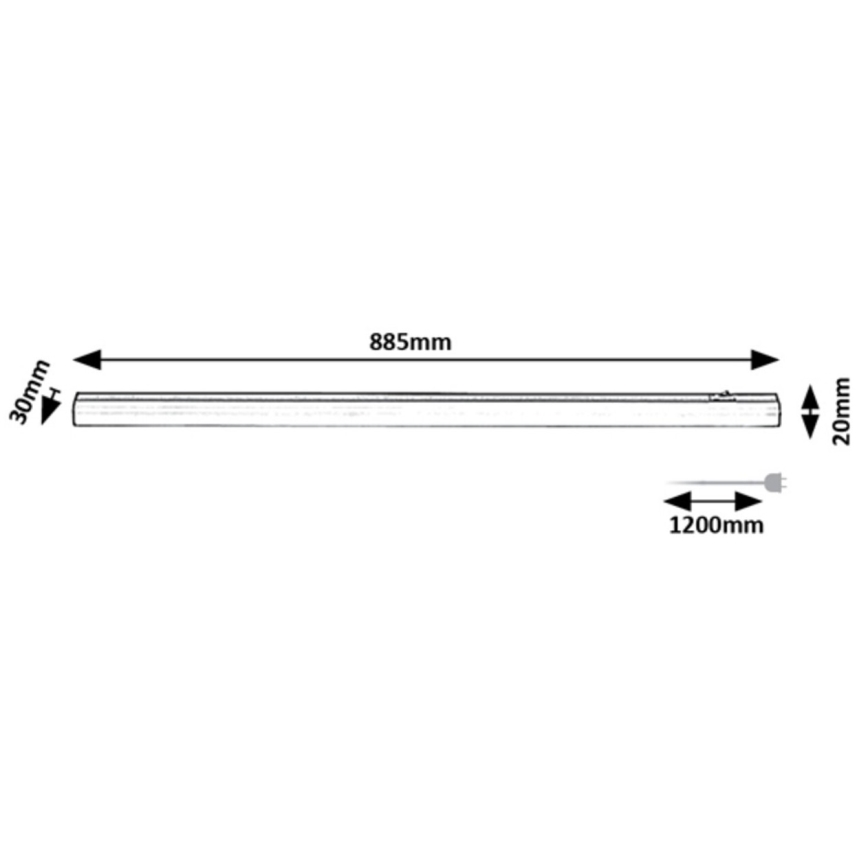 Rabalux - LED Onder keukenkast verlichting LED/13W/230V 4000K 88 cm