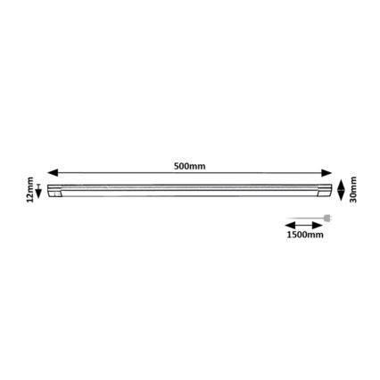 Rabalux - keukenkast licht met sensor LED/8W/230V 3000K 50 cm