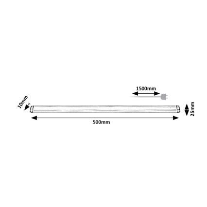 Rabalux - keukenkast licht LED/5W/230V 4000K 50 cm