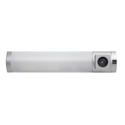 Rabalux - LED Onder keukenkastverlichting met stopcontact LED/5W/230V 4000K 45 cm zilver