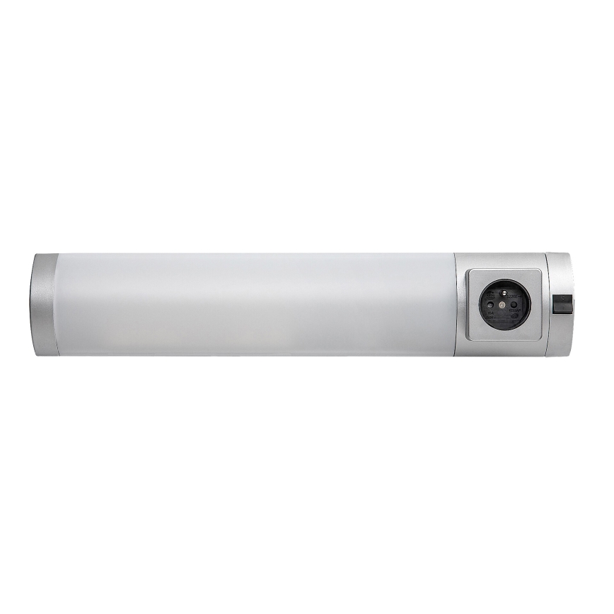 Rabalux - LED Onder keukenkastverlichting met stopcontact LED/5W/230V 4000K 45 cm zilver