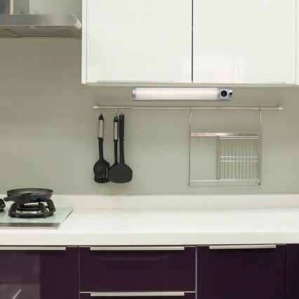 Rabalux - LED Onder keukenkastverlichting met stopcontact LED/8W/230V 4000K 68 cm zilver