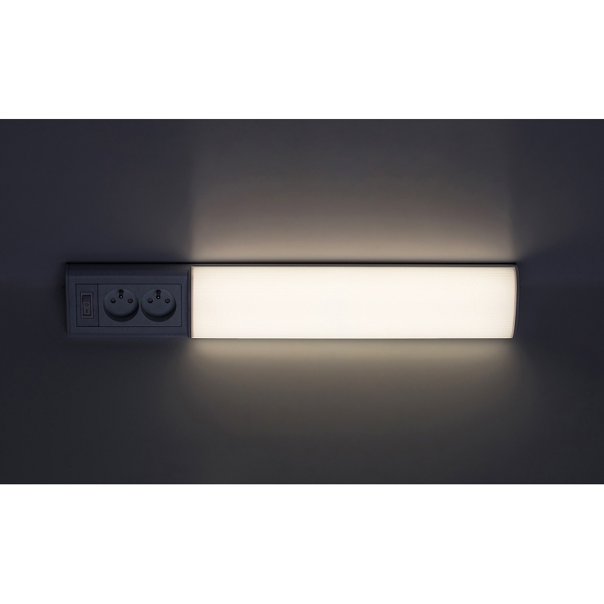 Rabalux - LED Onder keukenkastverlichting met stopcontacten LED/10W/230V 4000K 50 cm wit