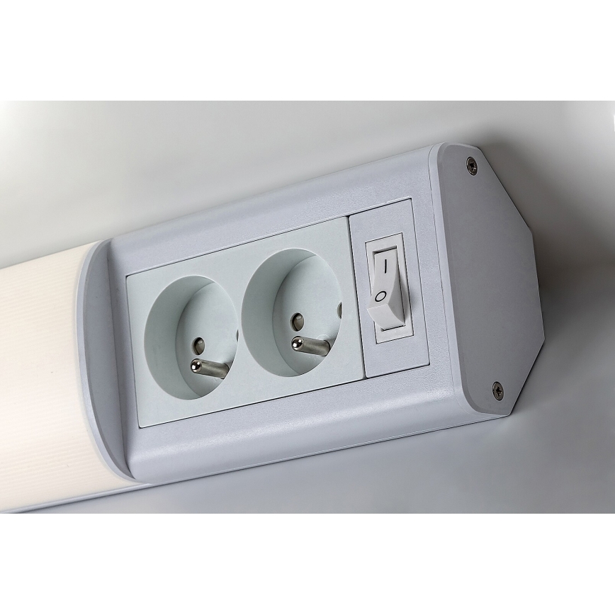 Rabalux - LED Onder keukenkastverlichting met stopcontacten LED/10W/230V 4000K 50 cm wit