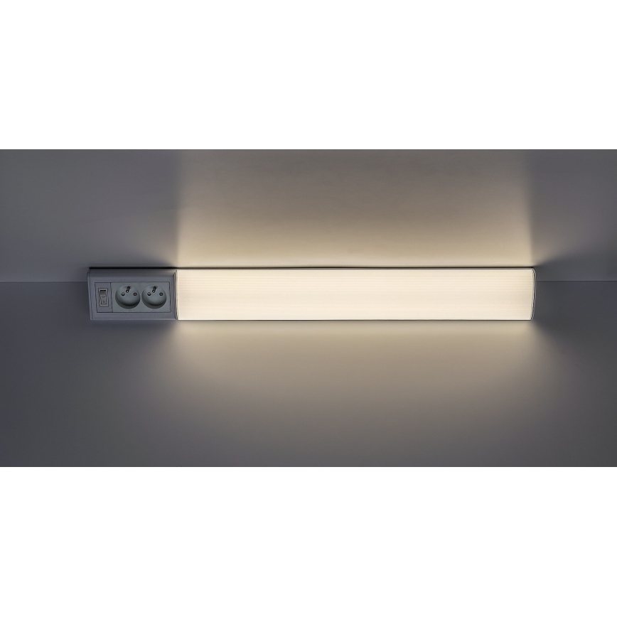 Rabalux - LED Onder keukenkastverlichting met stopcontacten LED/15W/230V 4000K 70 cm wit
