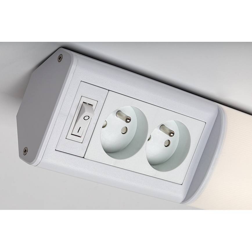 Rabalux - LED Onder keukenkastverlichting met stopcontacten LED/15W/230V 4000K 70 cm wit