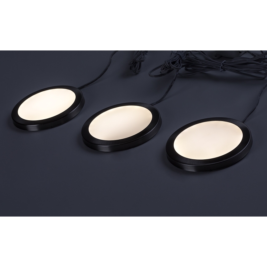 Rabalux - SET 3x LED Dimbare kastverlichting 3xLED/1W/230V 4000K