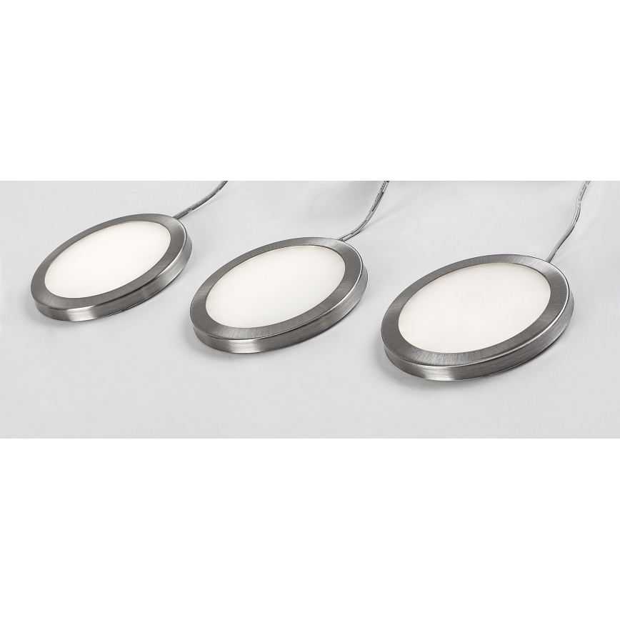 Rabalux - SET 3x LED Dimbare kastverlichting 3xLED/1W/230V 4000K