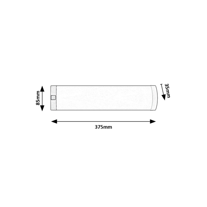 Rabalux - LED Onder keukenkast verlichting LED/5W/230V 4000K glanzend chroom