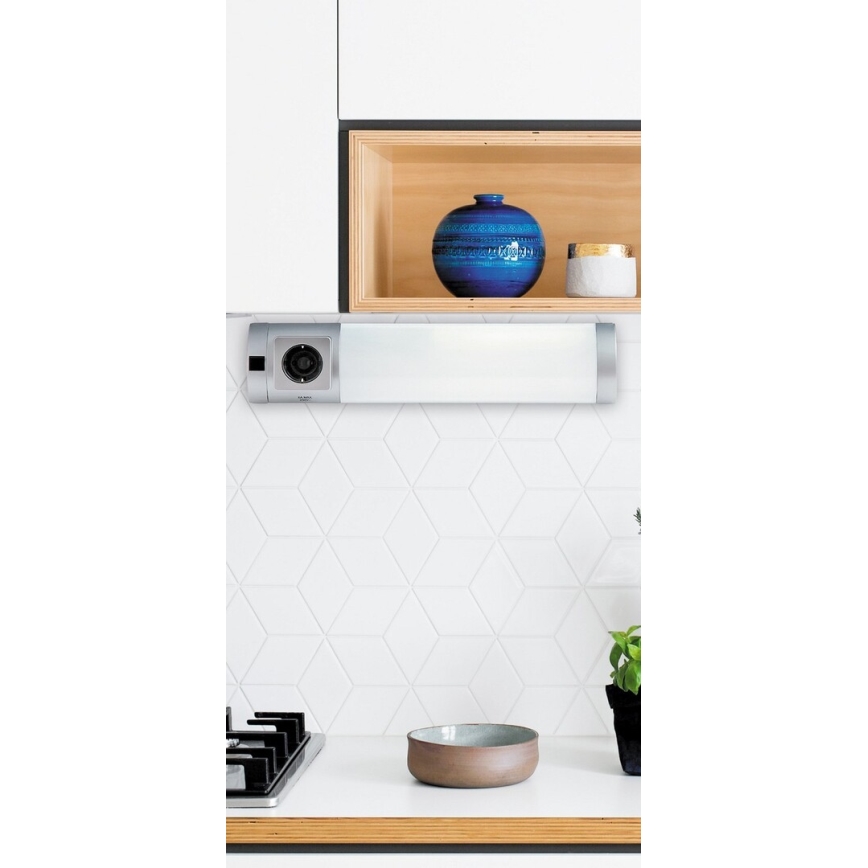 Rabalux - LED Onder keukenkastverlichting met stopcontact LED/5W/230V 4000K 45 cm mat chroom