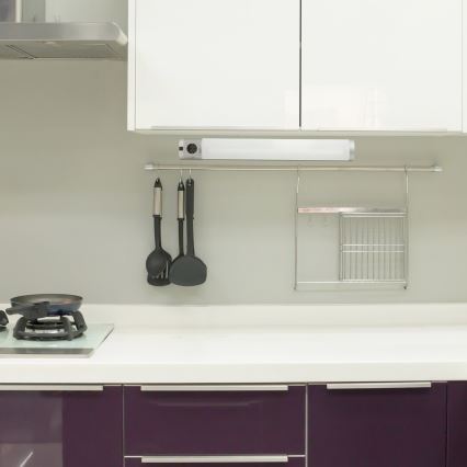 Rabalux - LED Onder keukenkastverlichting met stopcontact LED/8W/230V 4000K 68 cm mat chroom