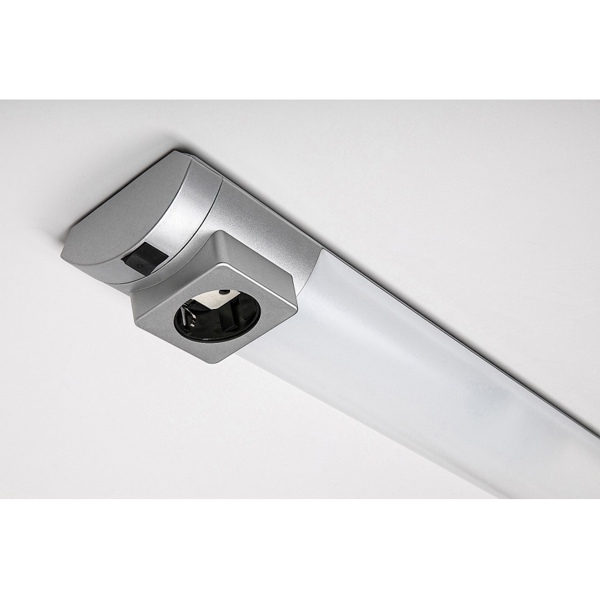 Rabalux - LED Onder keukenkastverlichting met stopcontact LED/8W/230V 4000K 68 cm mat chroom