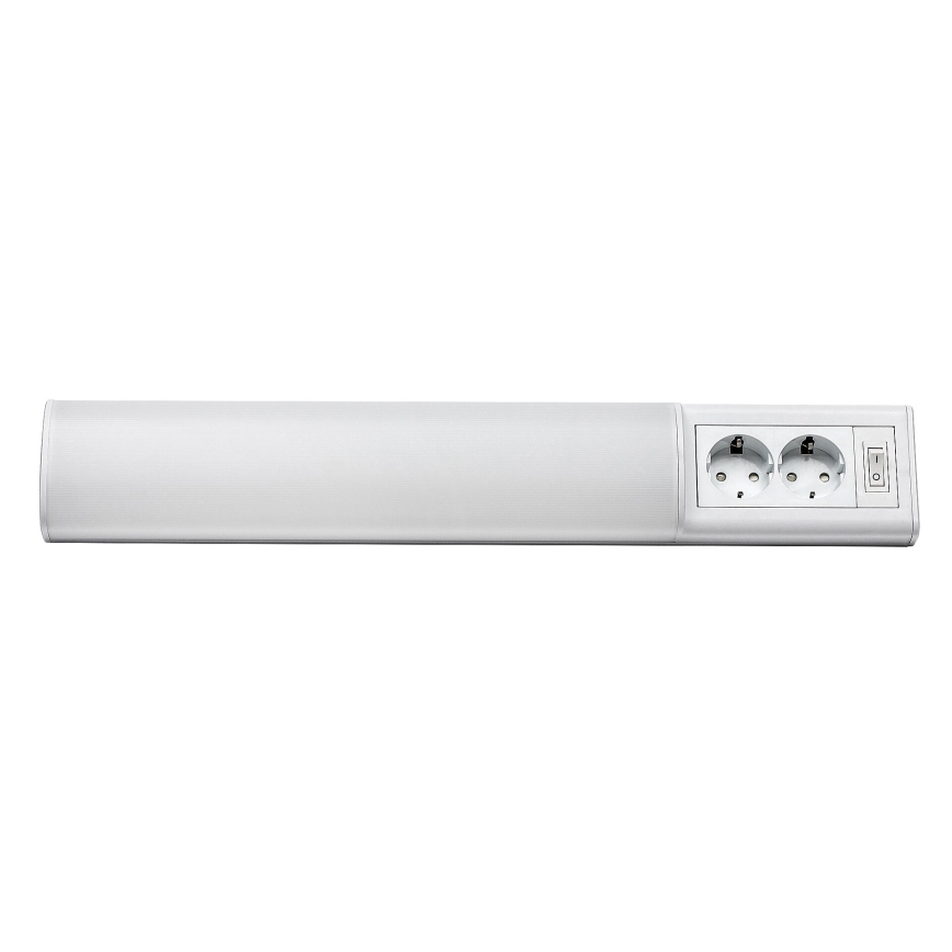Rabalux - LED Onder keukenkast verlichting met 2 stopcontacten LED/10W/230V 4000K 50 cm wit