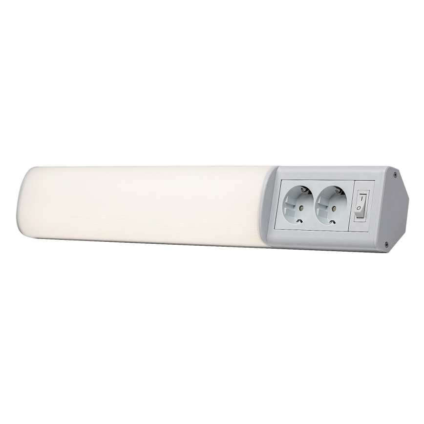 Rabalux - LED Onder keukenkast verlichting met 2 stopcontacten LED/10W/230V 4000K 50 cm wit