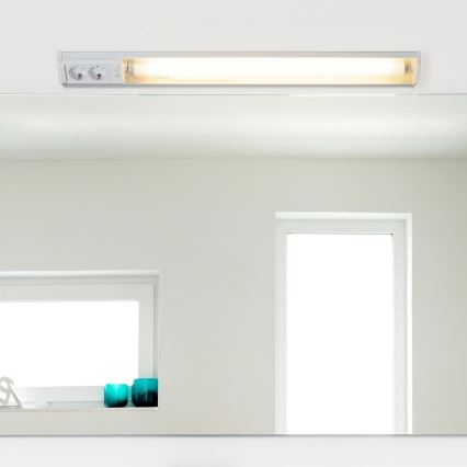 Rabalux - LED Onder keukenkast verlichting met 2 stopcontacten LED/15W/230V 4000K 70 cm wit