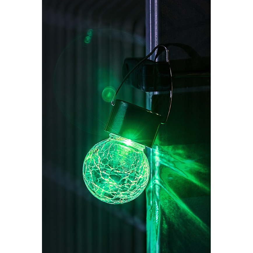 Rabalux - LED RGB Buiten zonne-energie lamp met schakelaar LED/0,06W 60 mAh IP44