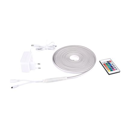 Rabalux - LED RGBW dimbare strip LED/21W/230V 5 m IP67 + afstandsbediening