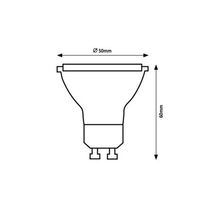Rabalux - SMD LED-spot GU10/7W/230V 4000K
