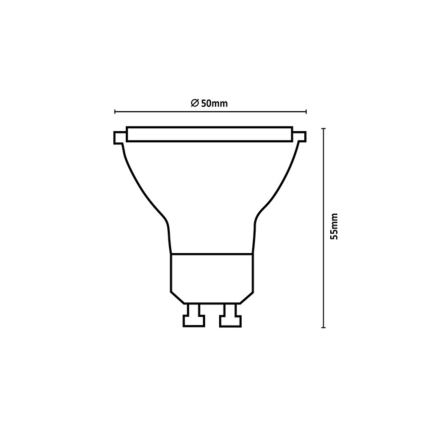 Rabalux - LED-lamp SMD GU10/4W/230V 3000K