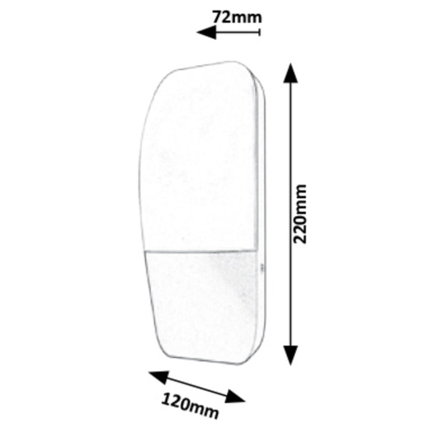 Rabalux - LED Wandlamp voor buiten LED/10W/230V IP65 800lm 4000K