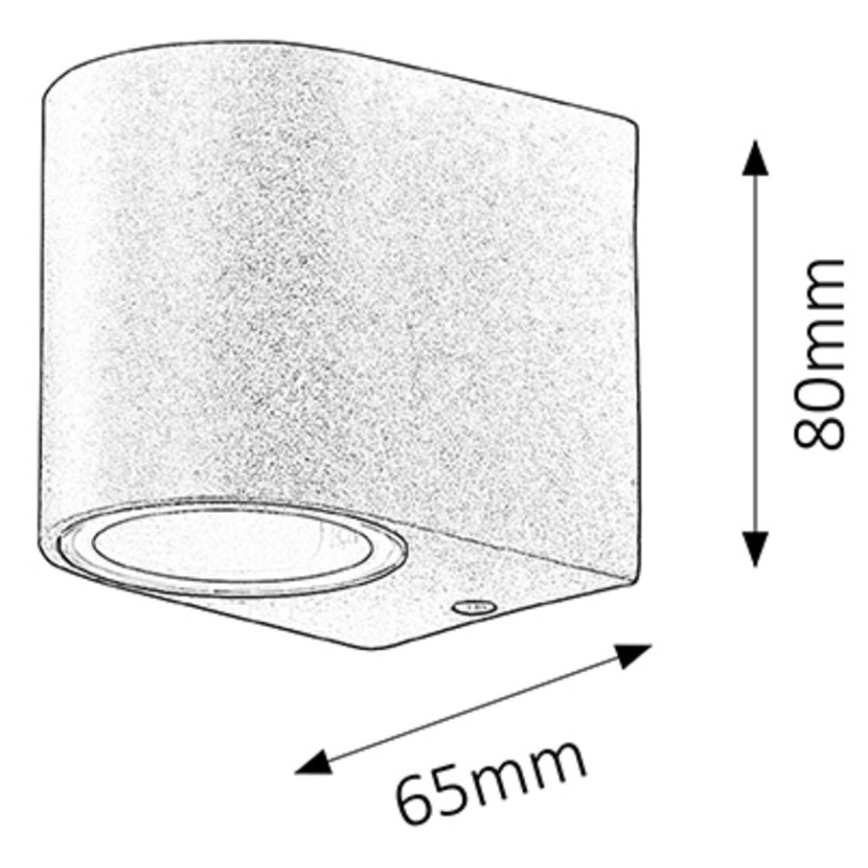 Rabalux - Buiten wandlamp 1xGU10/35W/230V IP44