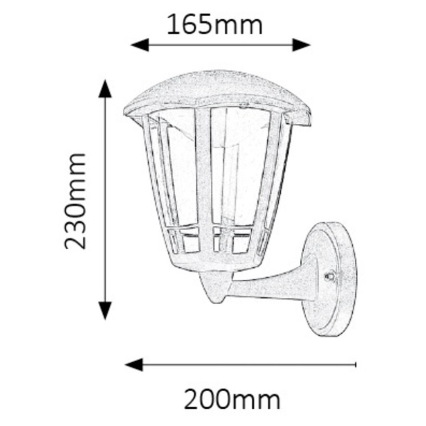 Rabalux - LED Wandlamp voor buiten LED/8W/230V IP44
