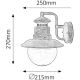 Rabalux - Buiten wandlamp 1xE27/60W /230V IP44