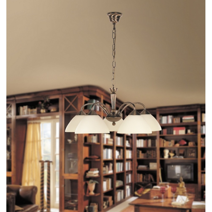 Rabalux - Hanglamp aan ketting 5xE14/40W/230V