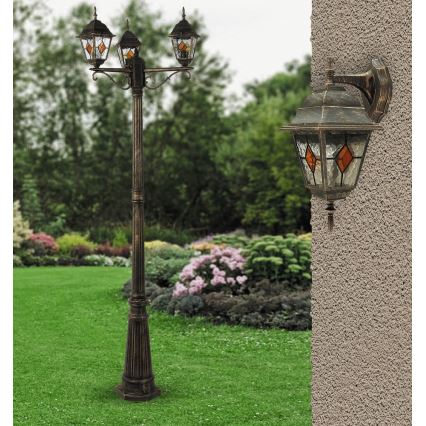 Rabalux - Buitenlamp 3xE27/60W/230V