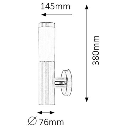 Rabalux - Buiten wandlamp 1xE27/25W IP44