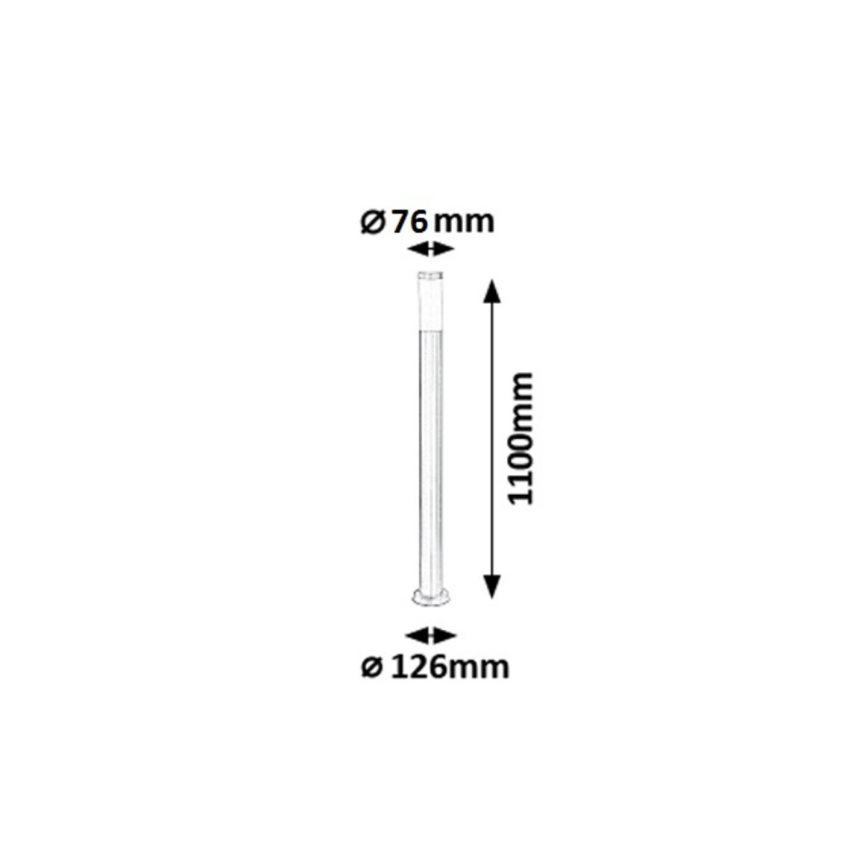 Rabalux - Buitenlamp 1xE27/25W IP44 110 cm