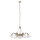 Rabalux 8556 - Hanglamp aan ketting ORCHIDEA 6xE14/40W+2xE27/60W