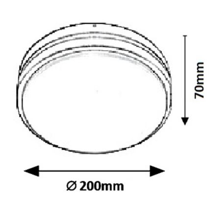 Rabalux 8847 - LED Wandlamp voor buiten HAMBURG LED/10W/230V IP44