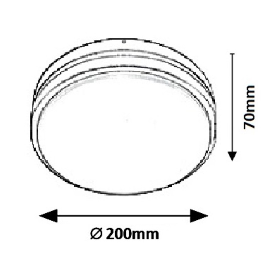 Rabalux 8847 - LED Wandlamp voor buiten HAMBURG LED/10W/230V IP44
