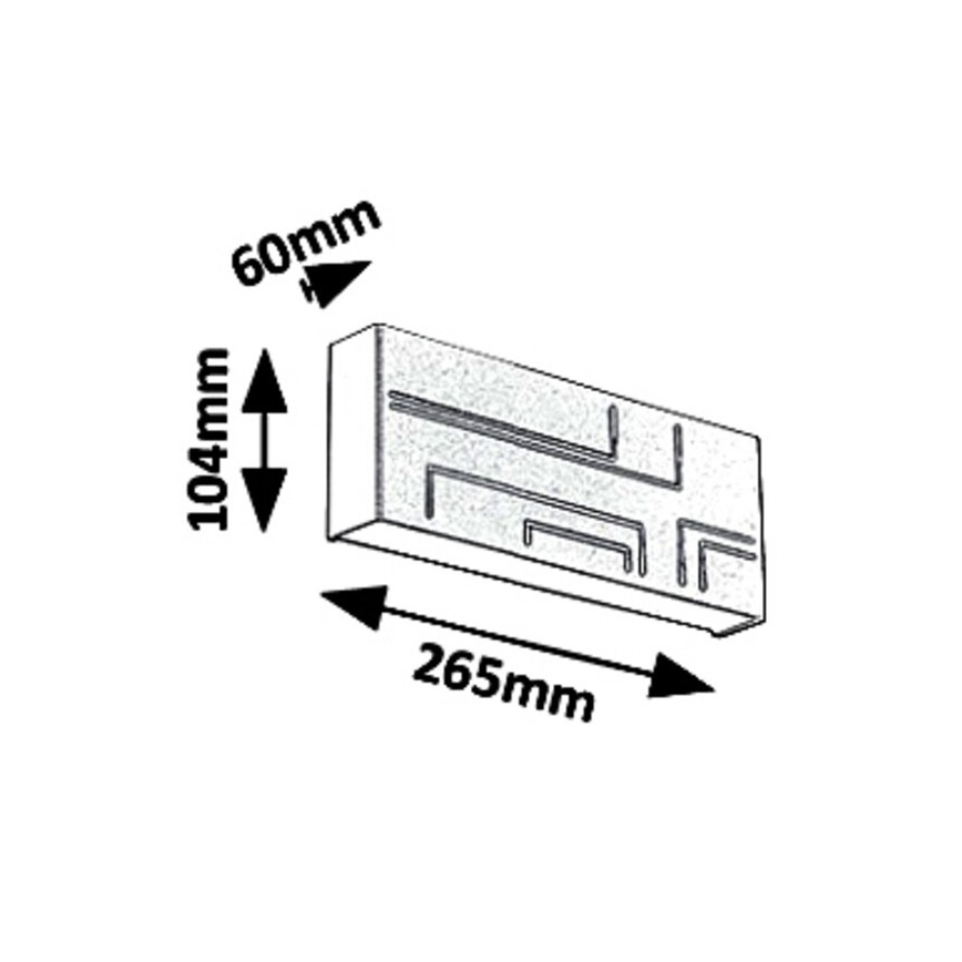 Rabalux 8873 - LED Wandlamp voor buiten MARIBOR LED/12W/230V IP65