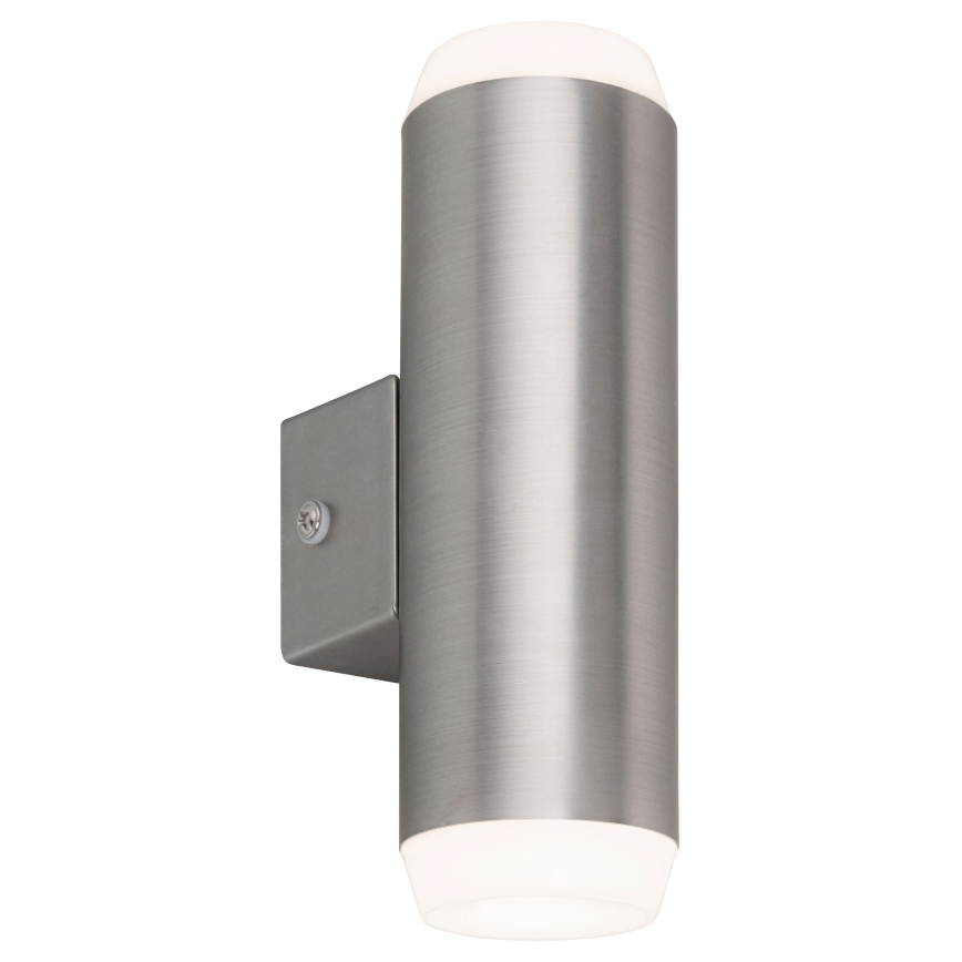Rabalux - LED Wandlamp voor buiten 2xLED/4W/230V saténový mat chroom IP44