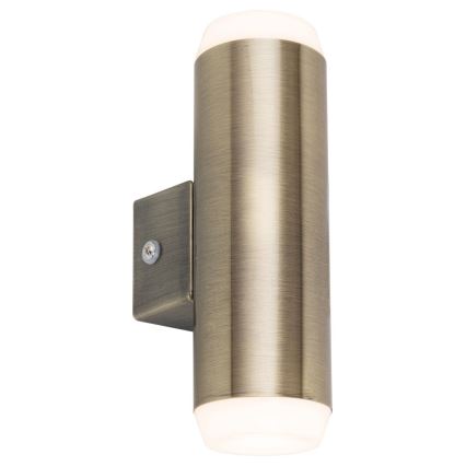 Rabalux - LED Wandlamp voor buiten 2xLED/4W/230V IP44 brons