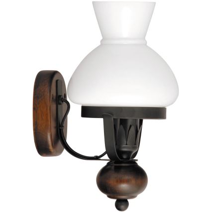 Rabalux - Vervangingsglas voor kroonluchter, tafellamp en wandlamp (E27), Ø 15 cm, wit