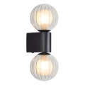 Rabalux - Badkamer wandlamp 2xG9/3,5W/230V IP44 zwart