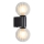 Rabalux - Badkamer wandlamp 2xG9/3,5W/230V IP44 zwart