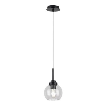 Rabalux - Badkamerhanglamp aan kabel 1xE27/15W/230V zwart IP44