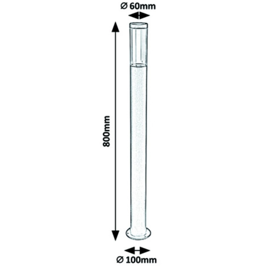 Rabalux - Buitenlamp 1xGU10/7W/230V IP44 80 cm