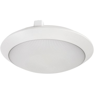 Rabalux - Buitenplafondlamp met bewegingssensor 1xE27/9W/230V IP65 Ø 30 cm wit