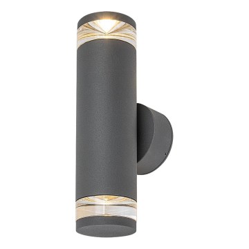 Rabalux - Buitenwandlamp 2xGU10/10W/230V IP54 antraciet