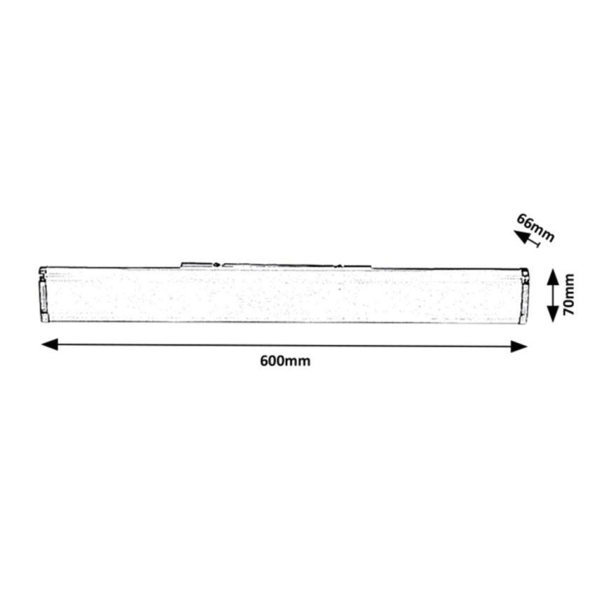 Rabalux - Dimbare LED Badkamer Wand Lamp LED/14W/230V IP44
